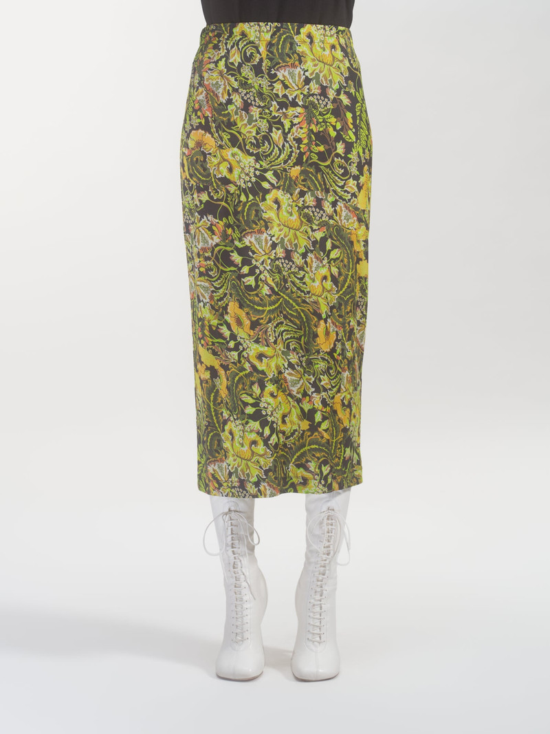 Dries Van Noten PRINTED JERSEY SKIRT outlook