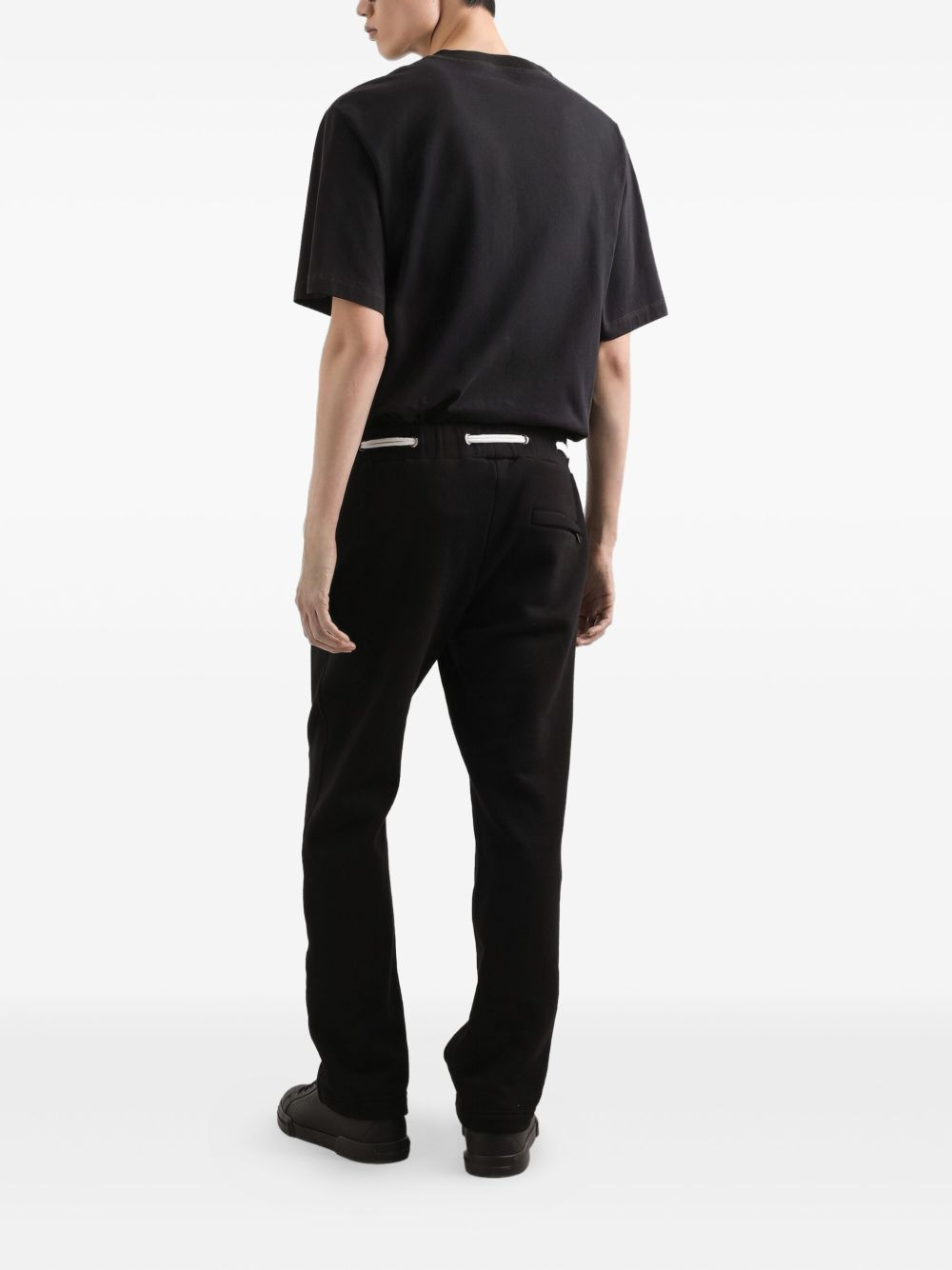 drawstring-waist track pants - 3