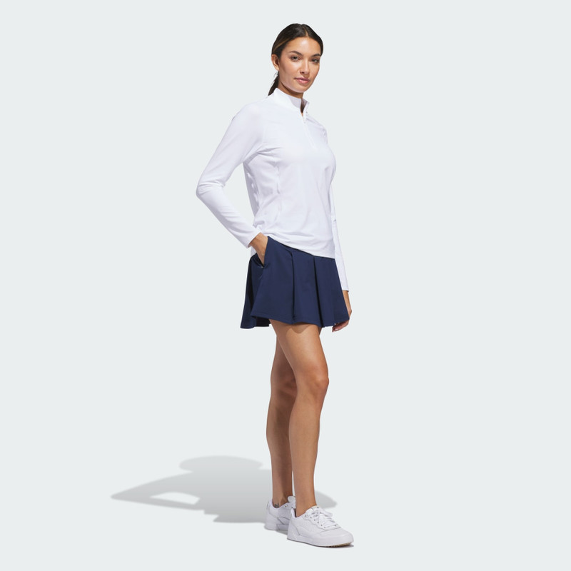 Ultimate365 Solid Quarter-Zip Mock Polo Shirt 4