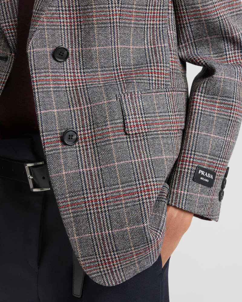 Single-breasted Prince of Wales checked jacket 3