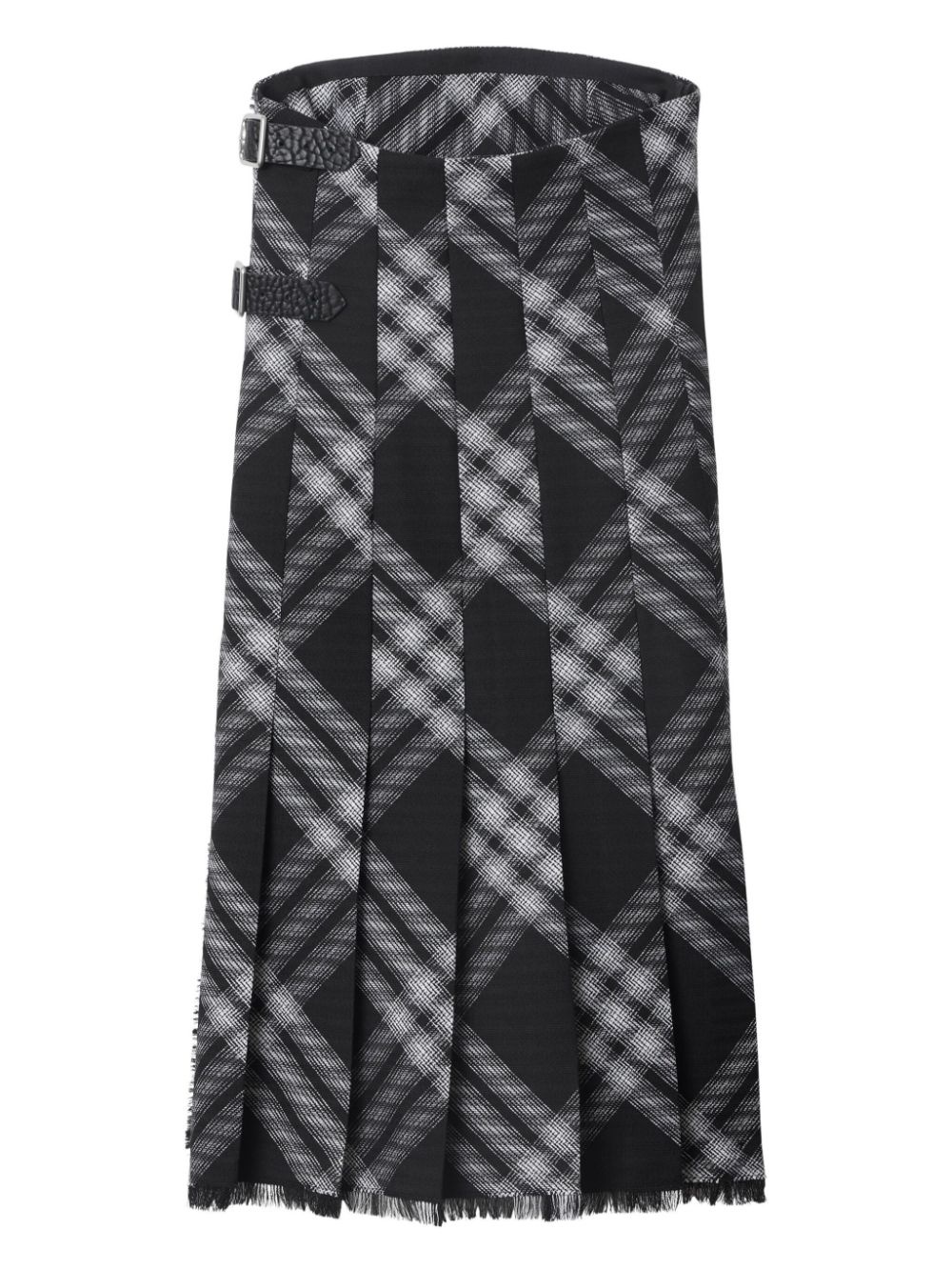 checked wrap minidress - 6