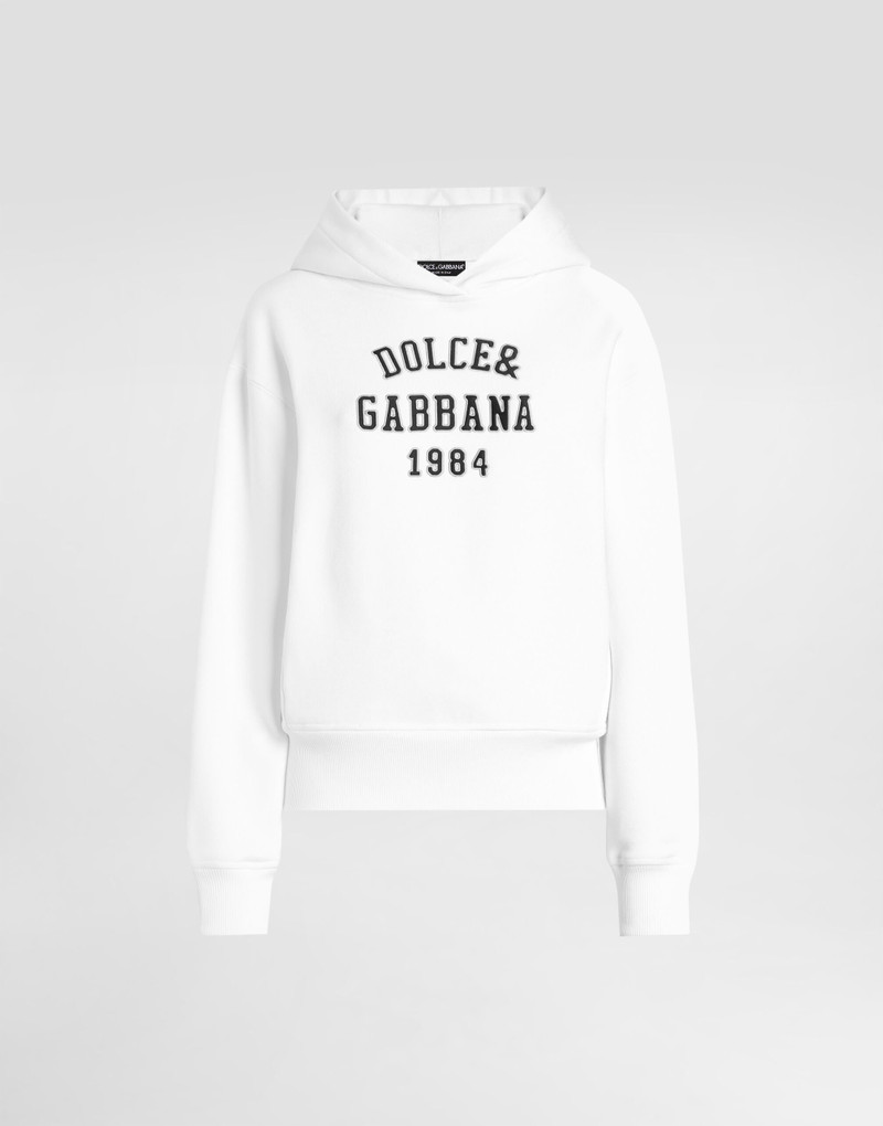 Cotton sweatshirt with embroidery 1