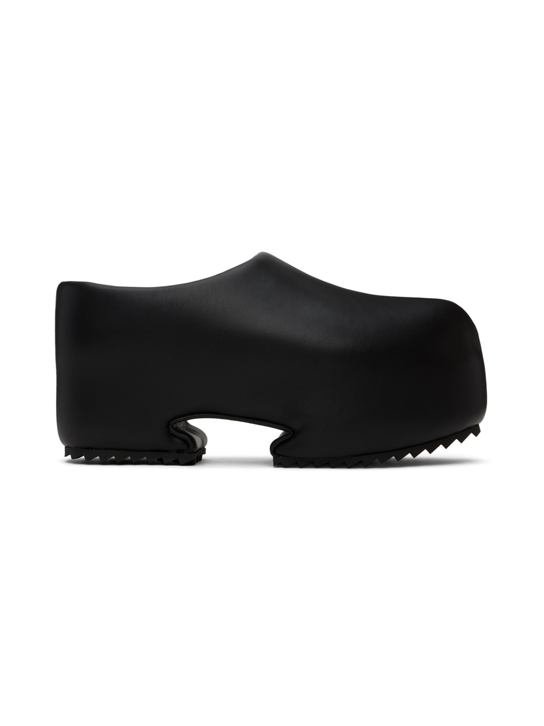 Black Pointed Clogs - 1