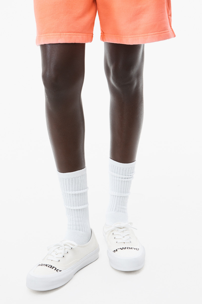 Alexander Wang DROPOUT CANVAS LOGO SNEAKER outlook