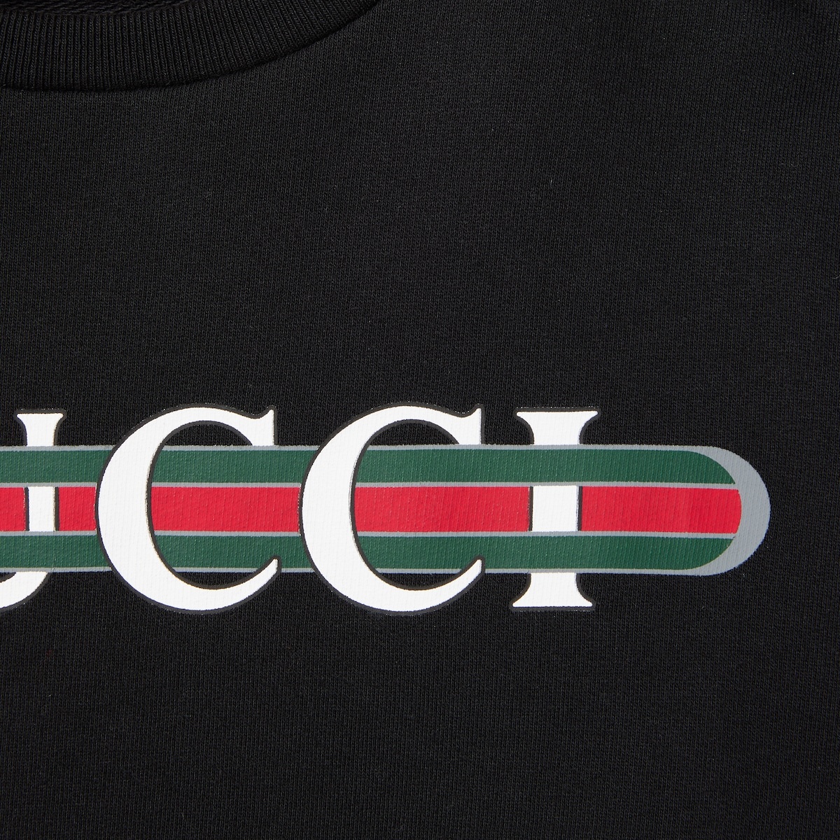 Gucci print felted cotton jersey sweatshirt - 8