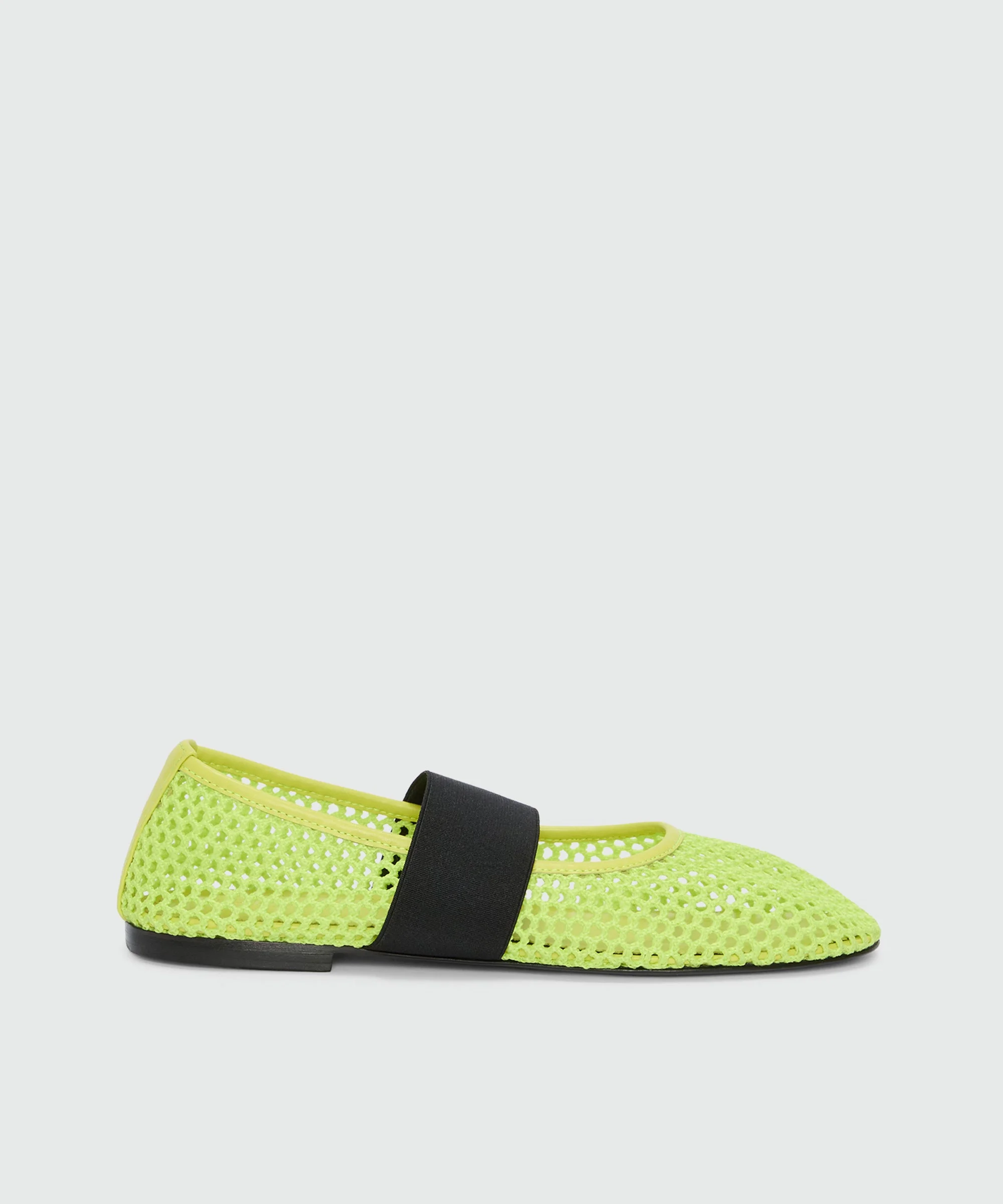 Lime mesh ballerina flats - 1