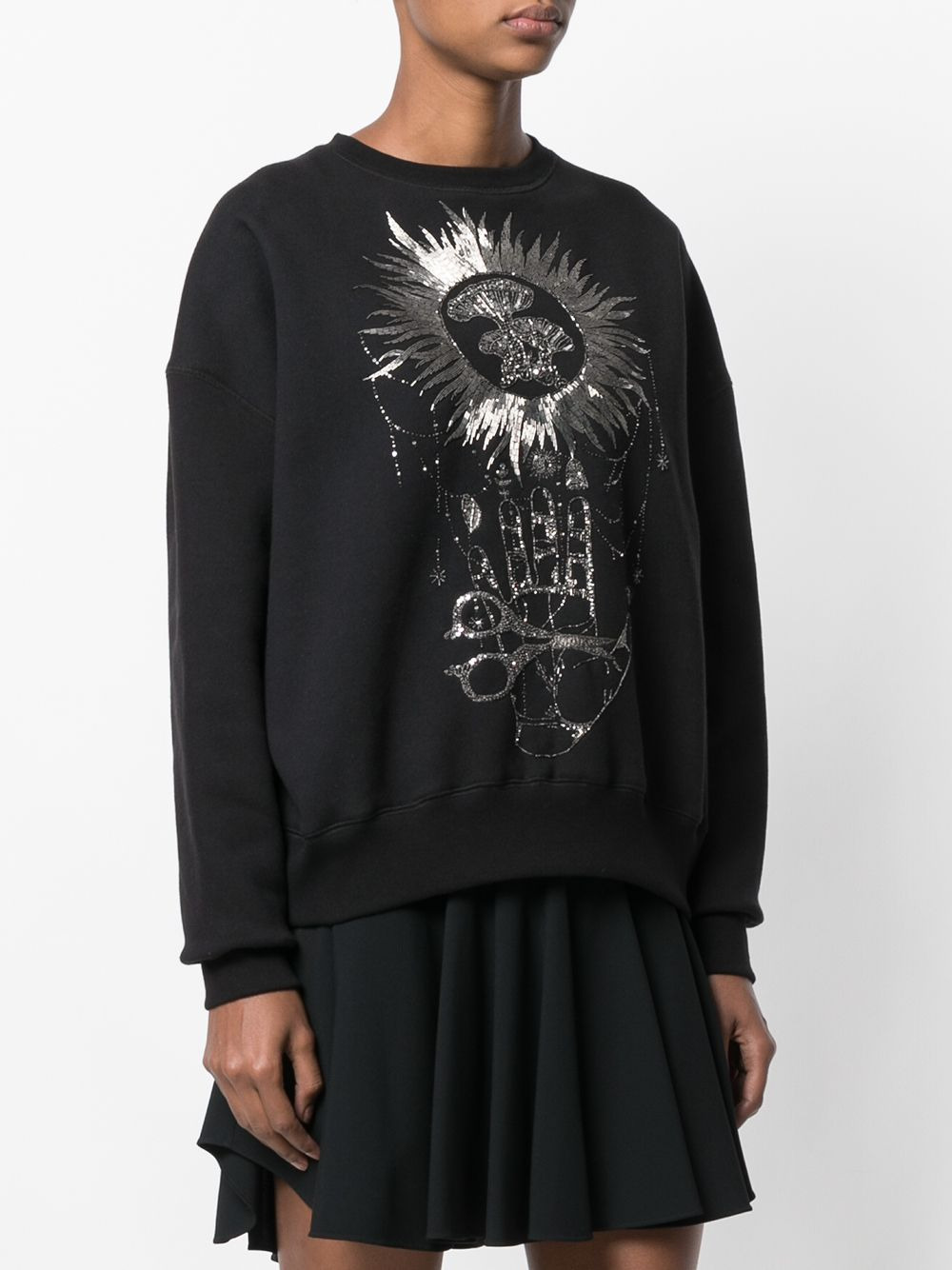embroidered sweatshirt - 3