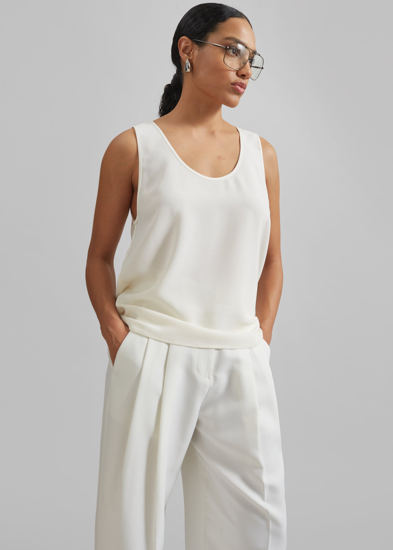 Esten Tank Top - Ivory 5