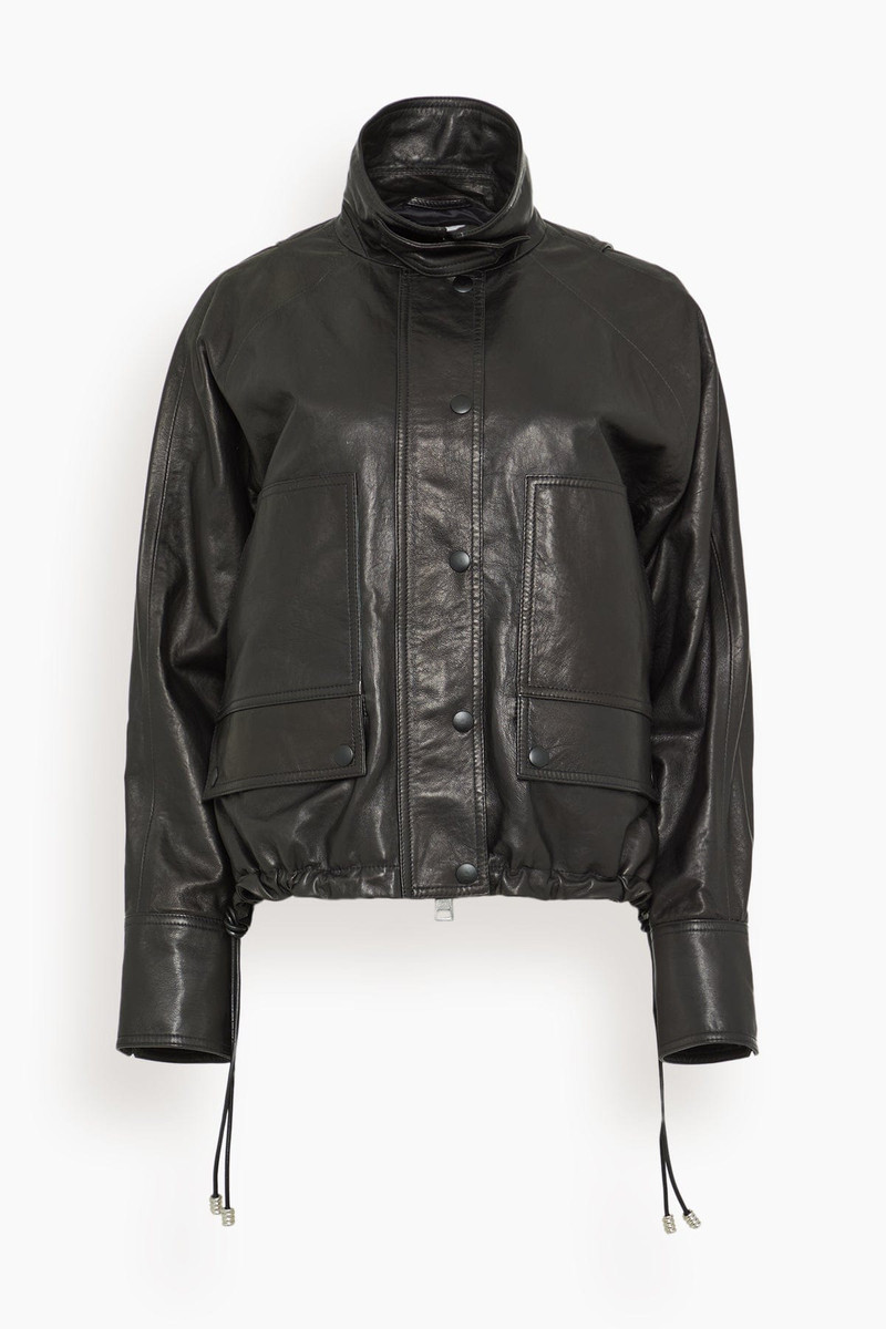 Harper Balloon Jacket in Black 2