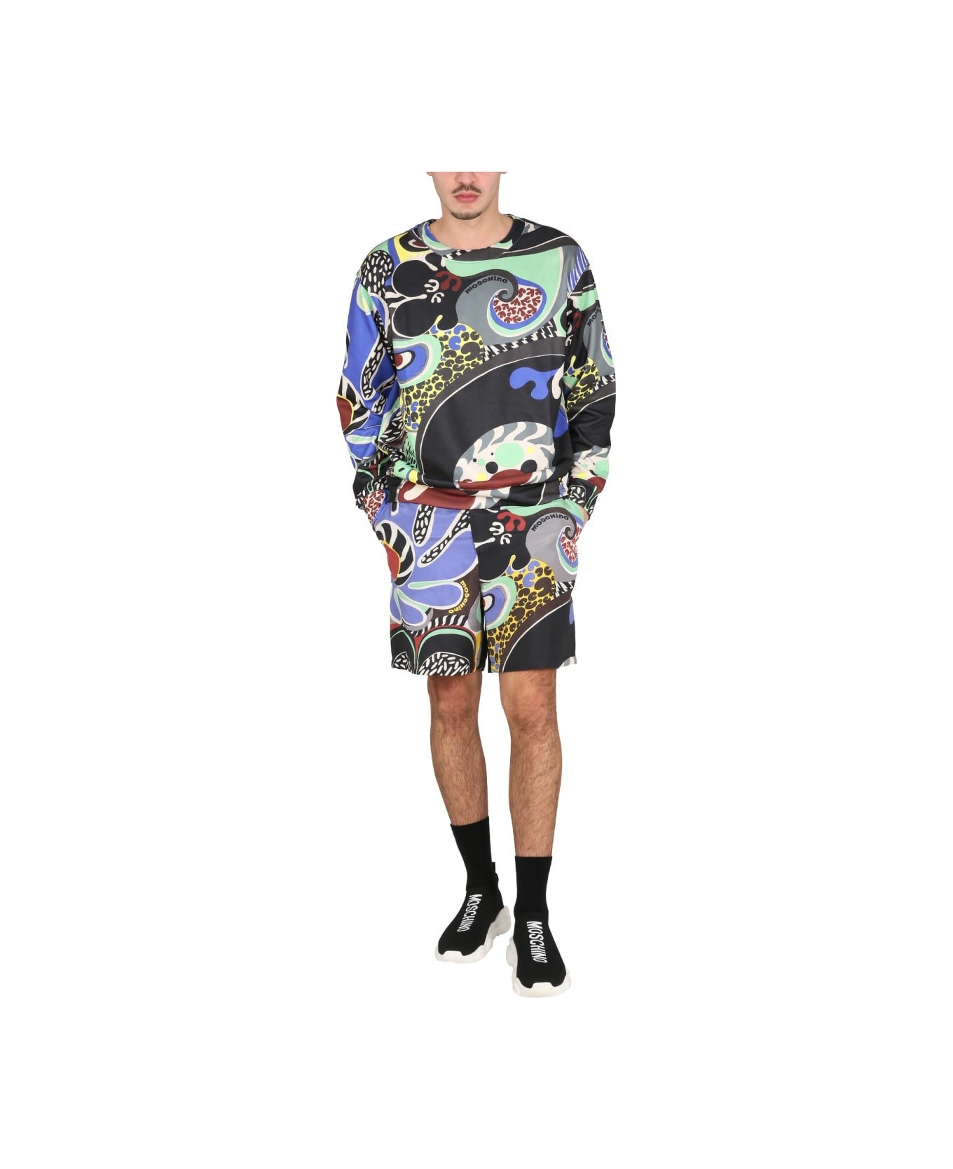 Psychedelic Print Sweatshirt - 2