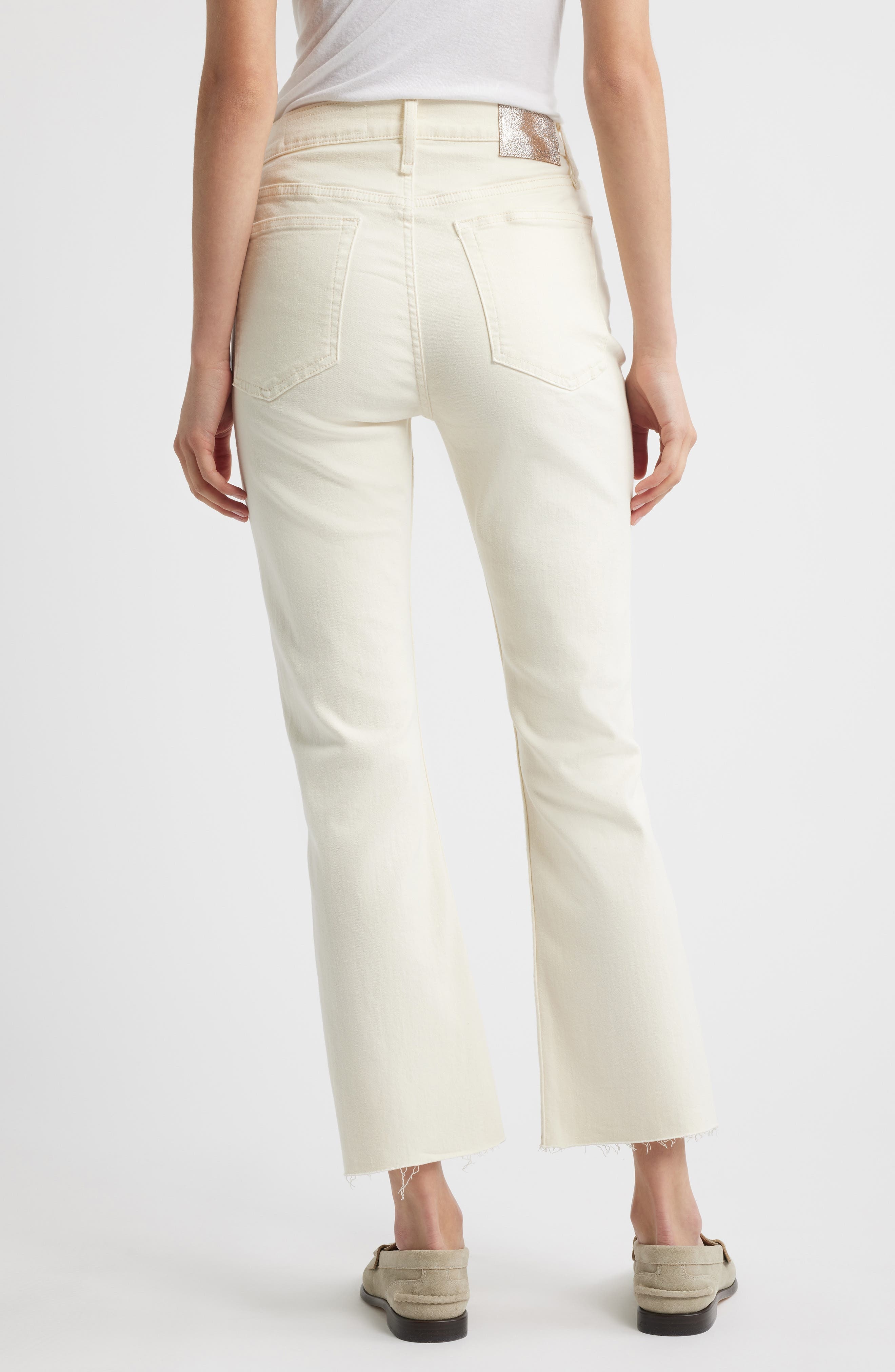 Peyton Mid Rise Ankle Bootcut Jeans - 2