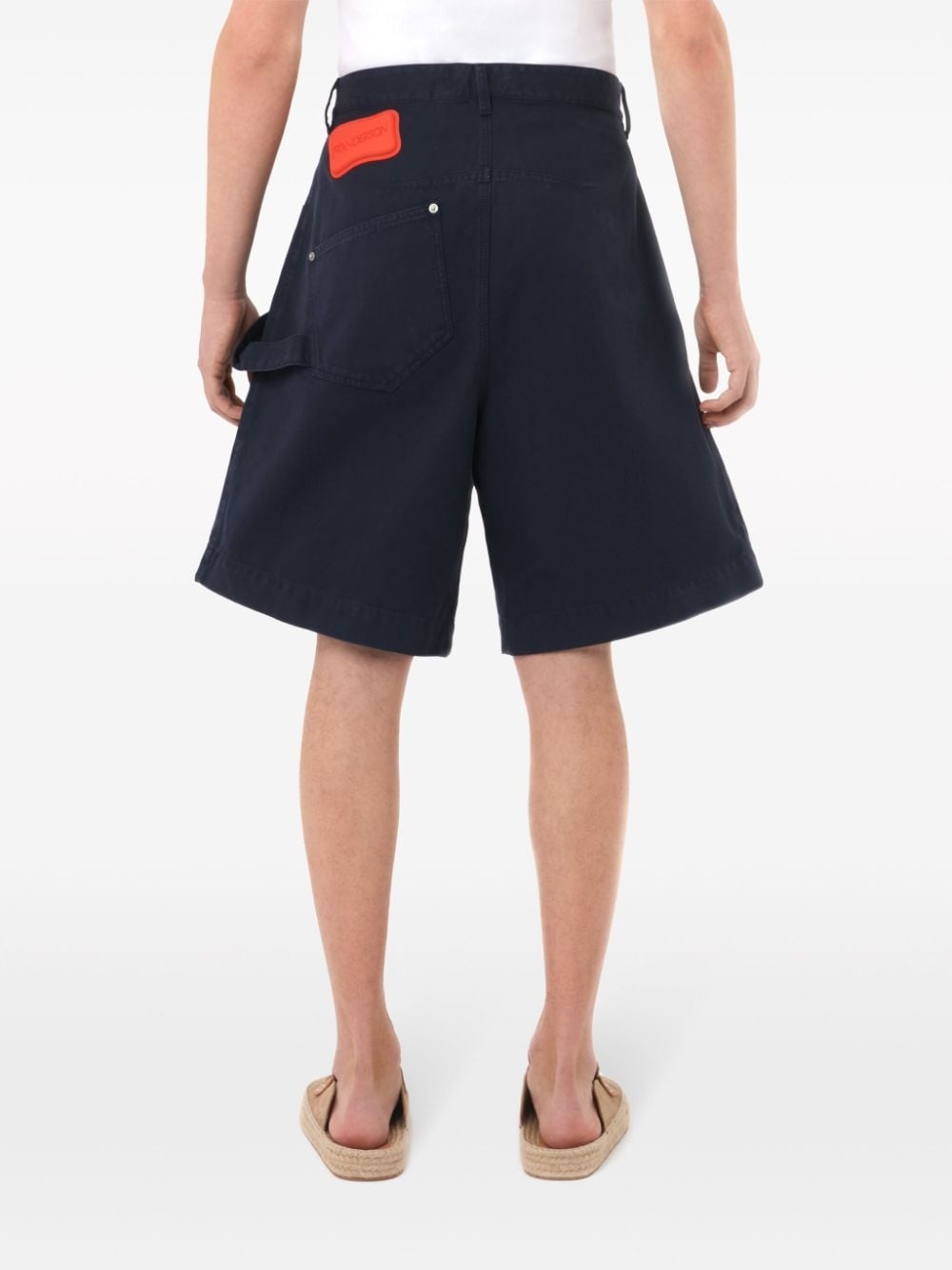 Twisted cotton bermuda shorts - 4