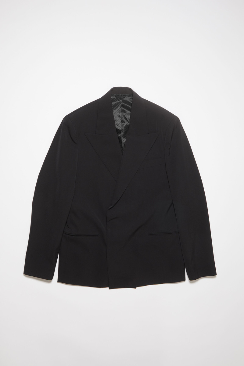 Regular fit suit jacket - Black 1