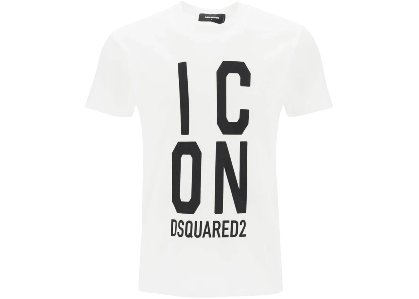 Dsquared2 Bold Icon Logo Cool Fit T-Shirt White - 1