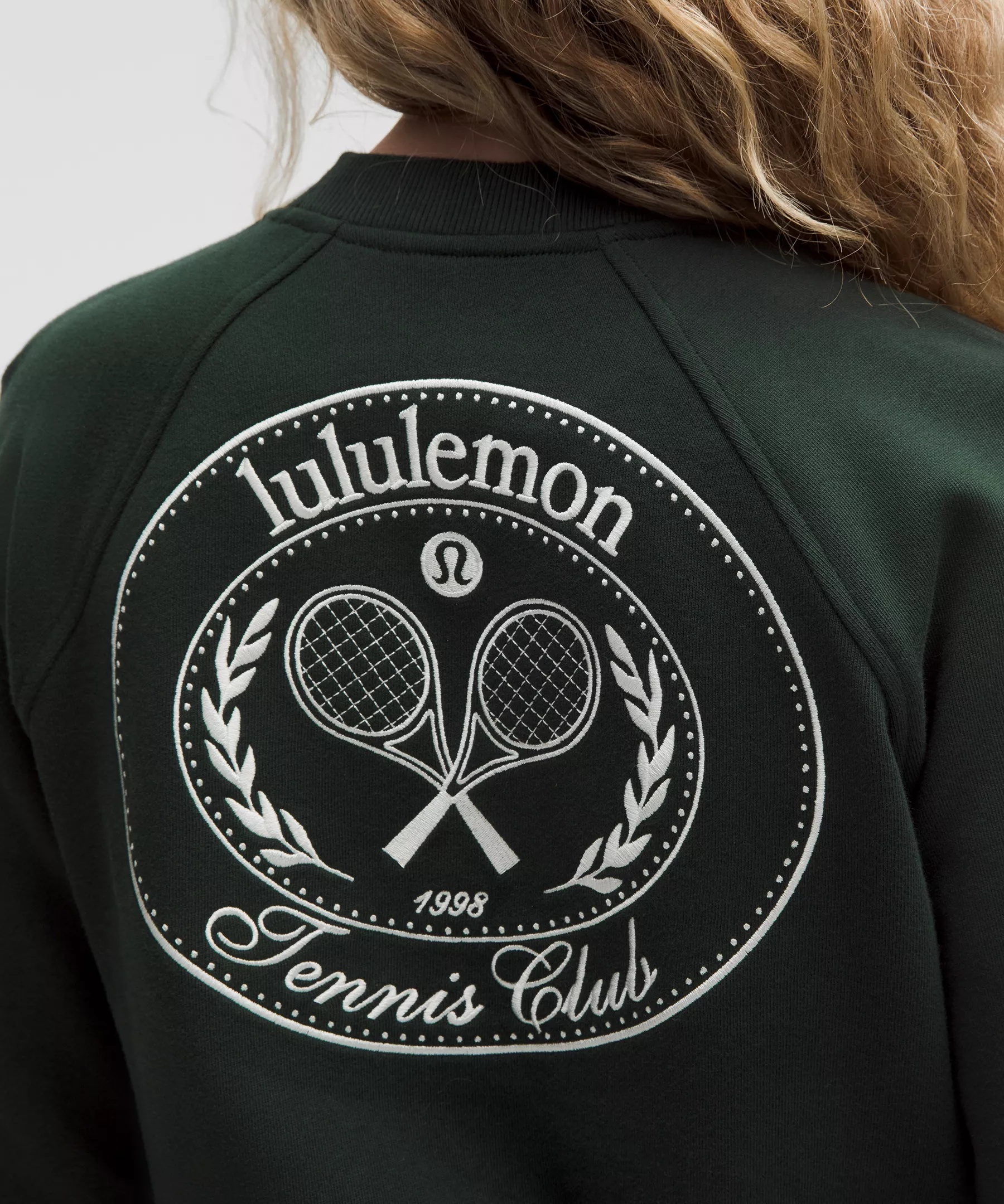 Cotton French Terry Crewneck Pullover *Tennis Club - 5