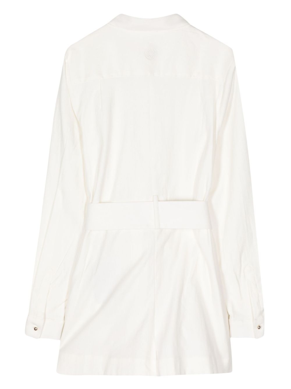 gabardine-weave playsuit - 2