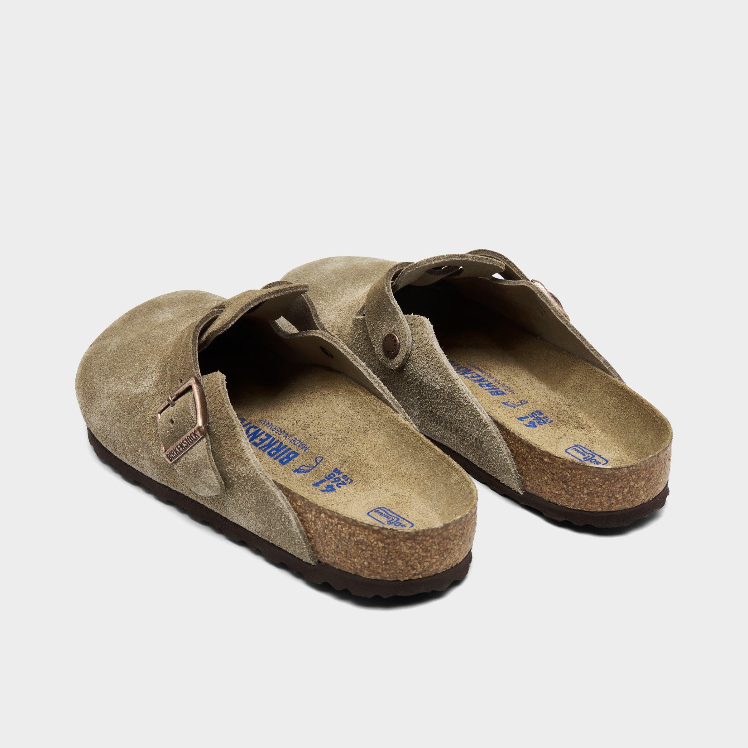 MEN'S BIRKENSTOCK BOSTON SOFT FOOTBED CLOGS - 4