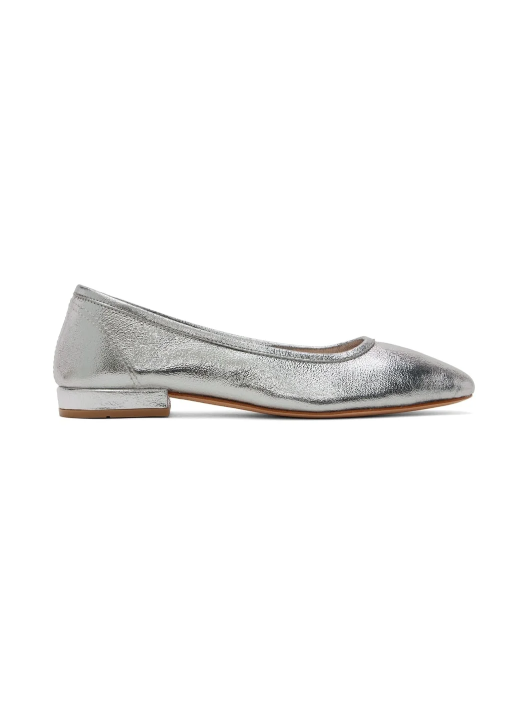 Silver Serafina Ballerina Flats - 1