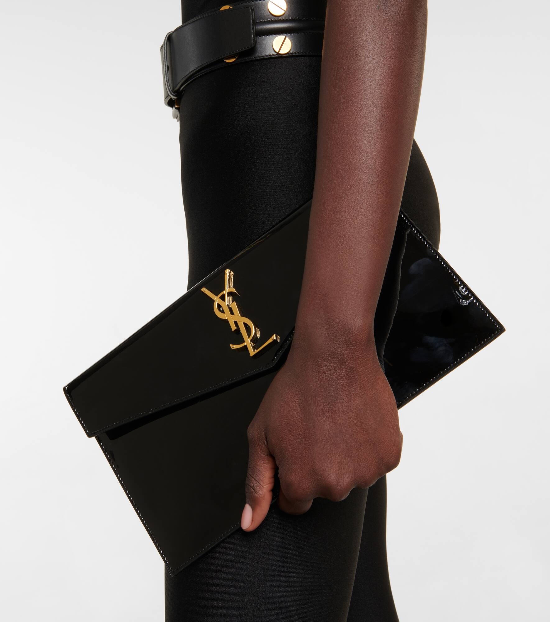 Uptown patent leather clutch - 6