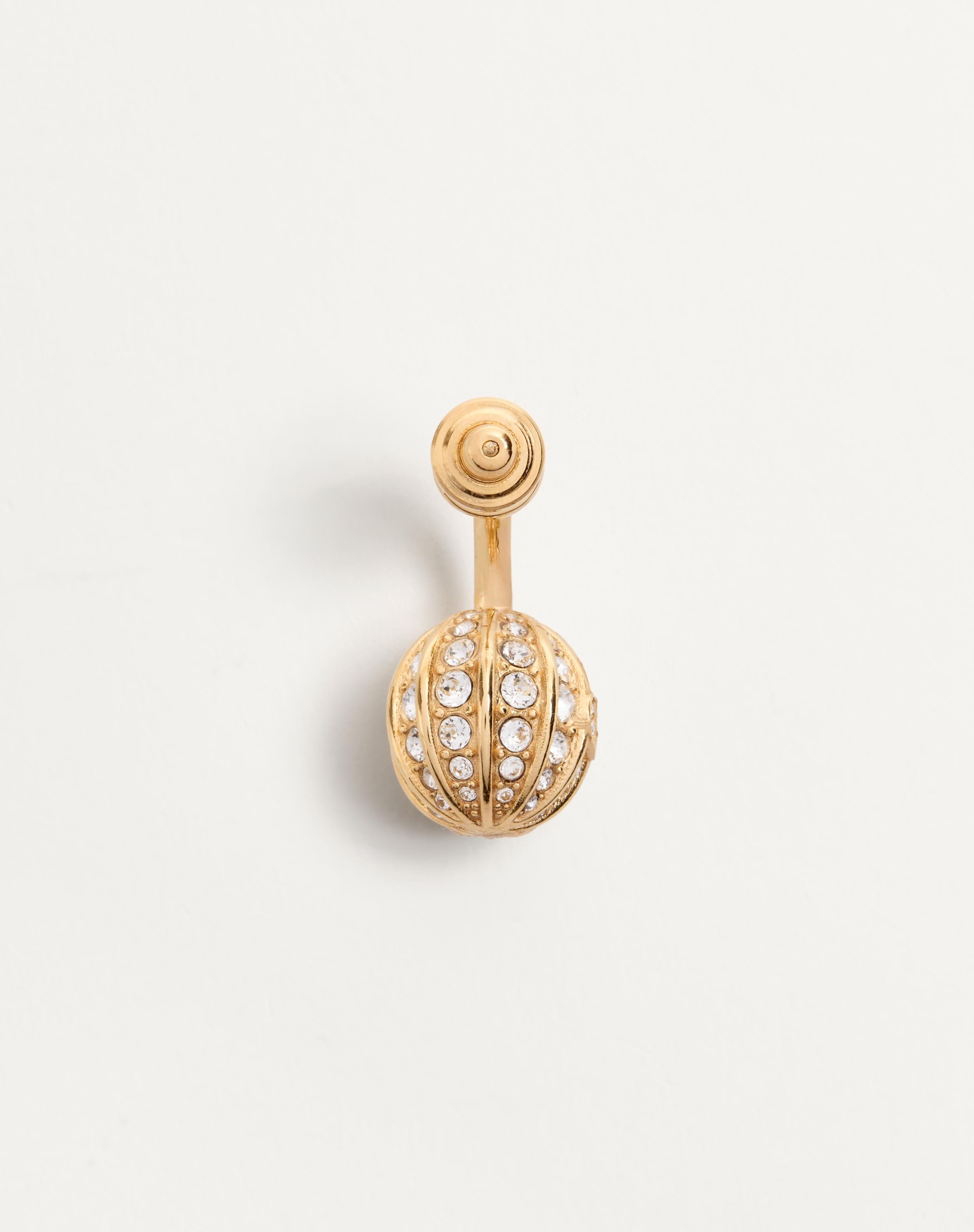 POETIQUE DES GOUTTES MONO EARRING IN METAL AND SWAROVSKI® CRYSTALS - 5