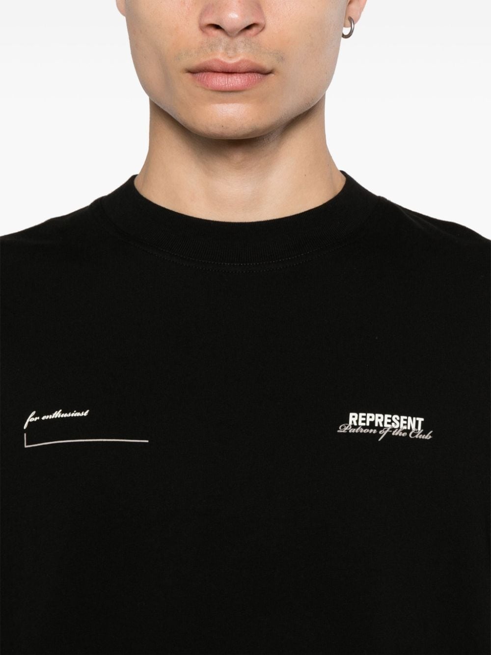 Patron of The Club cotton T-shirt - 5