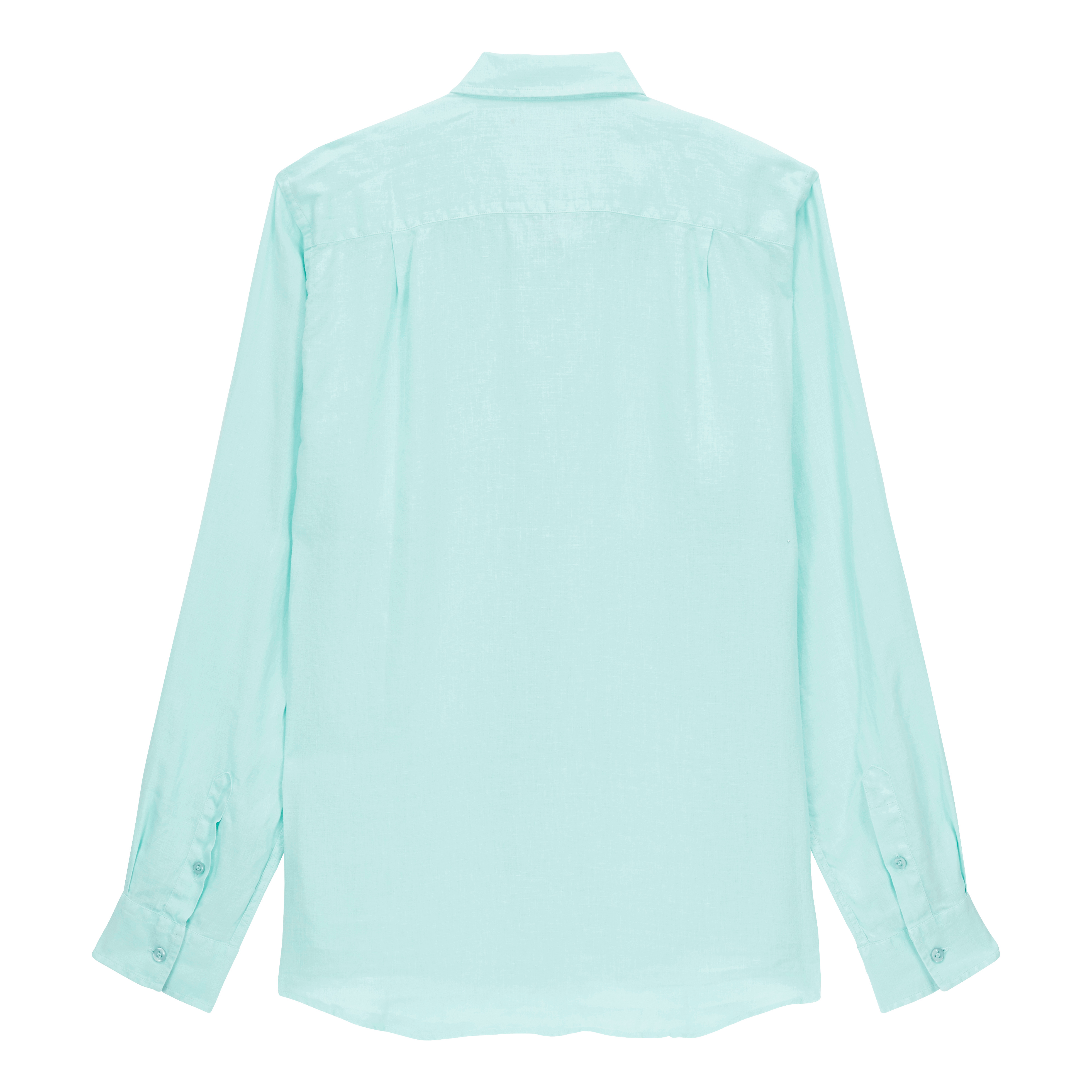 Men Linen Shirt Solid - 2
