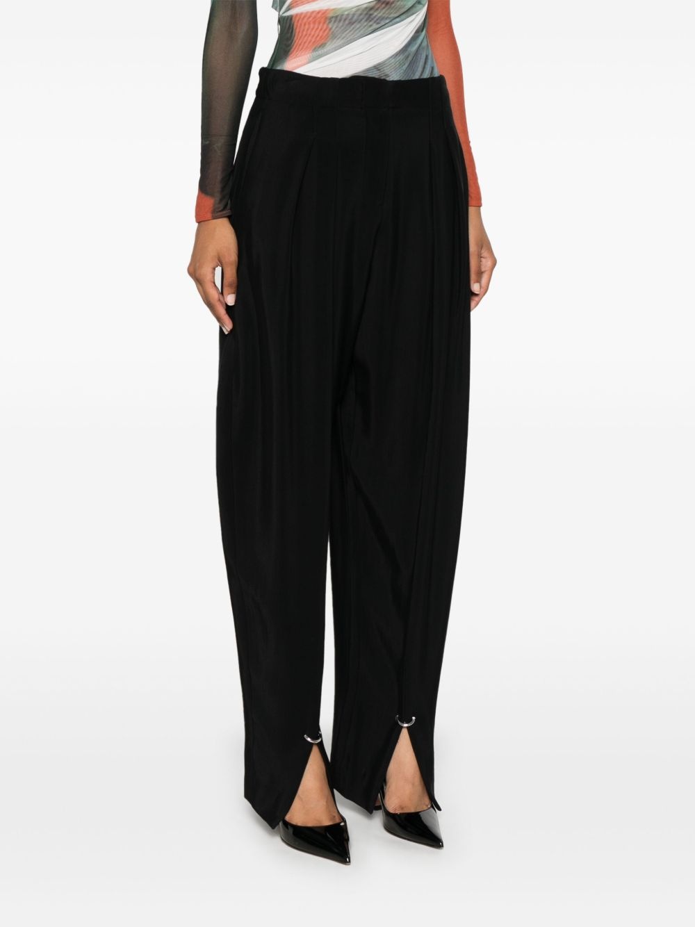 pierced tailored trousers - 3