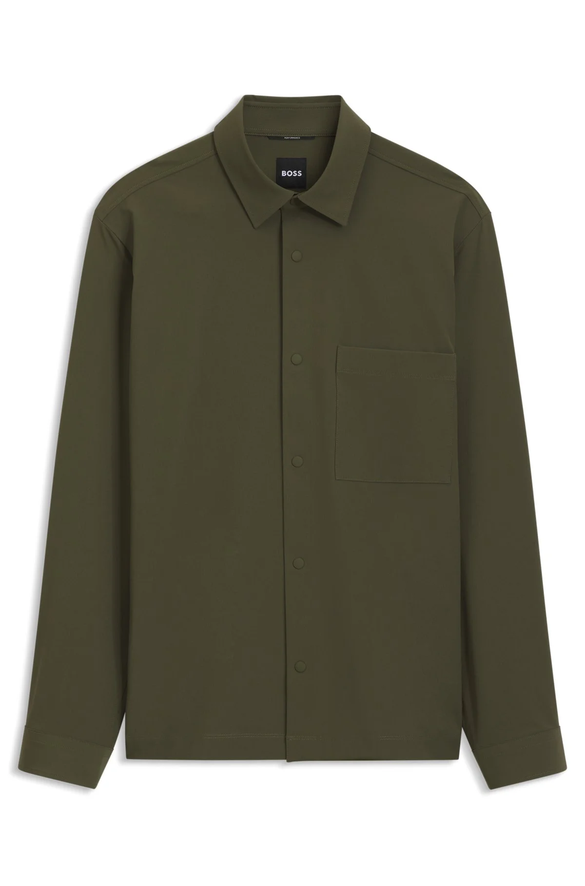 RELAXED-FIT SHIRT IN PERFORMANCE STRETCH RIPSTOP - 1