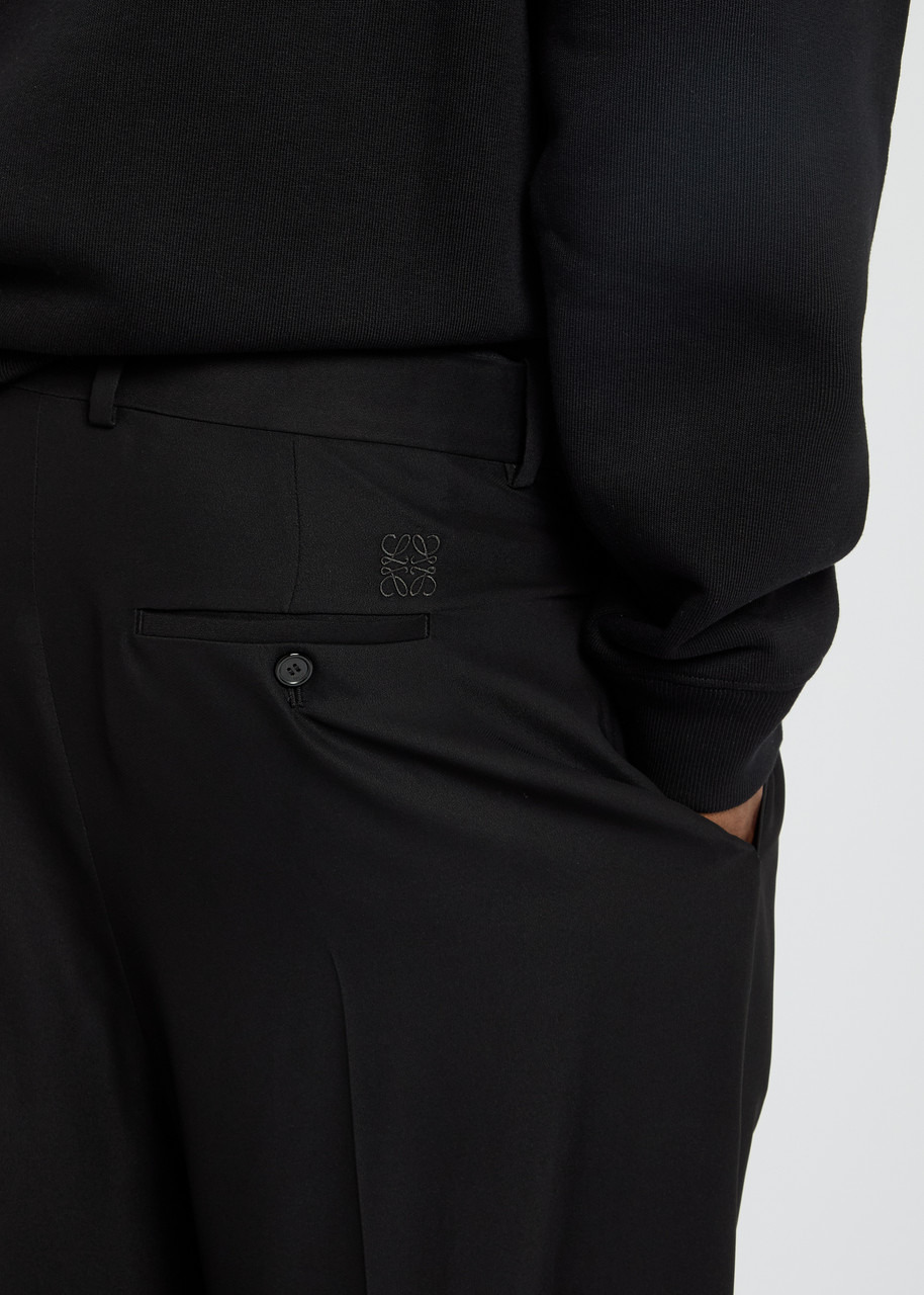 Loewe Logo-embroidered Woven Trousers - 5