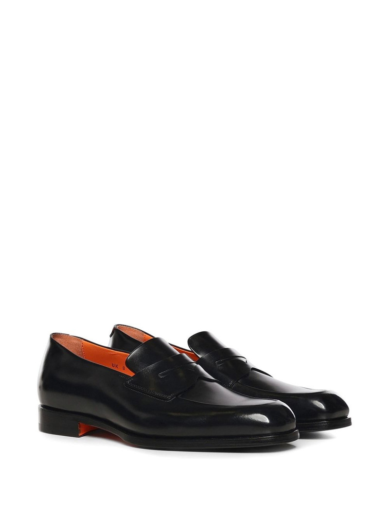 Santoni penny-strap shoes outlook