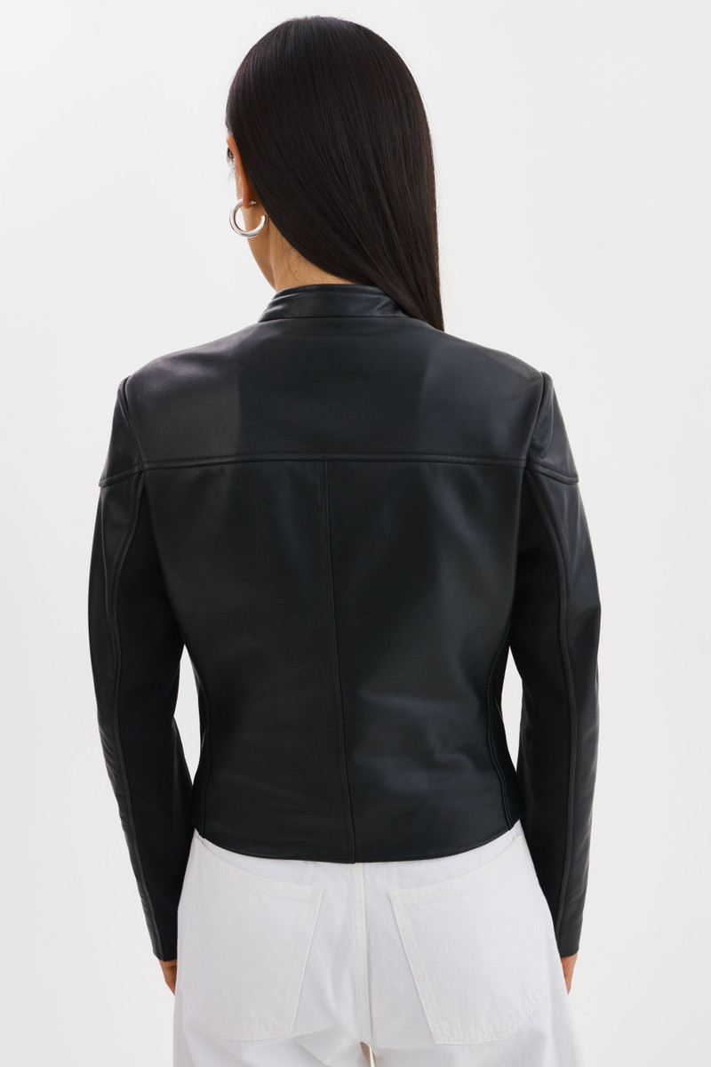 HIRA | Fitted Leather Jacket 6