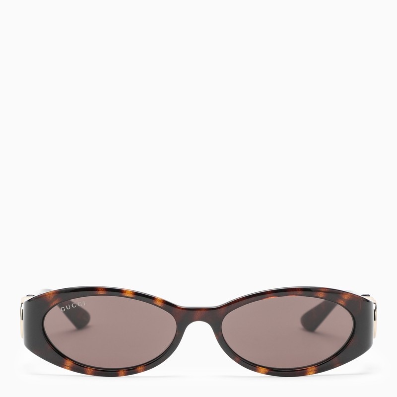 Gucci Tortoiseshell Oval Sunglasses Women - 1