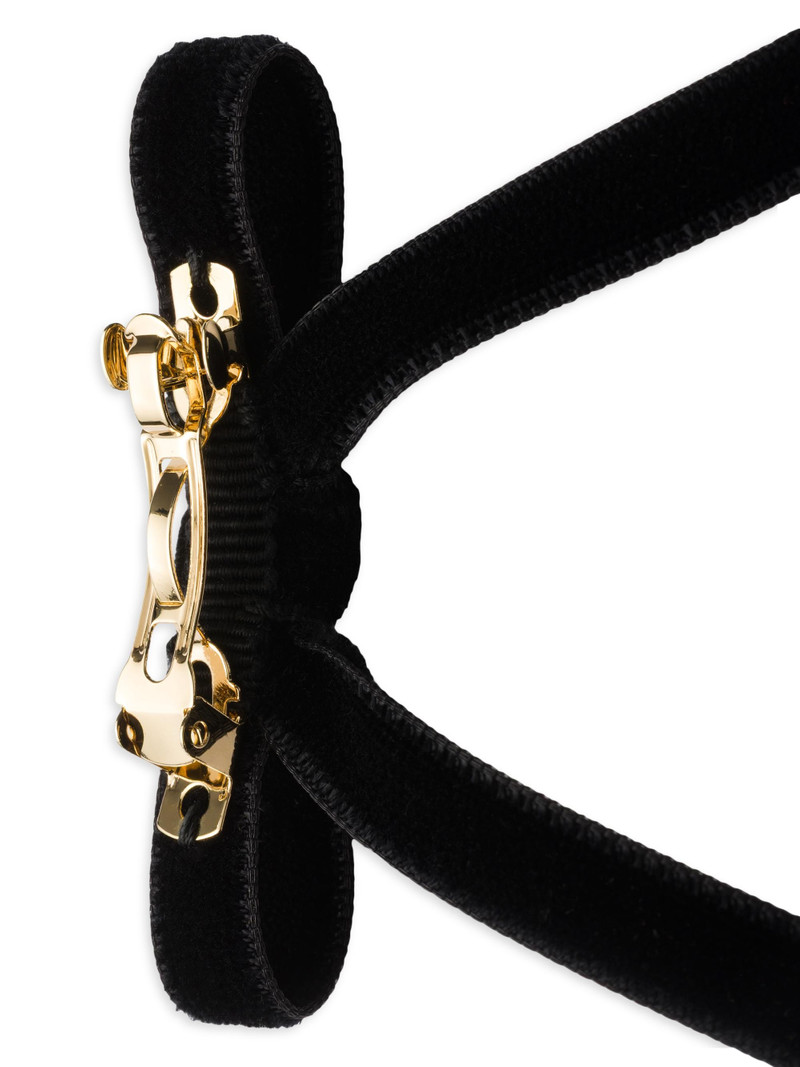 Women's Velvet Hair Clips - Black 3