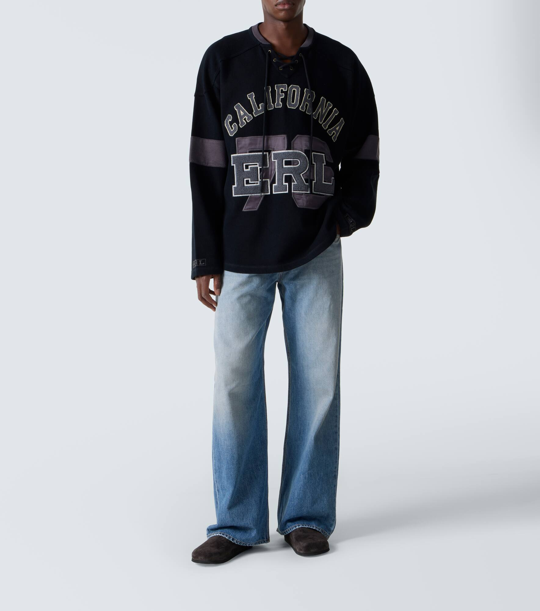 Embroidered cotton jersey T-shirt - 2