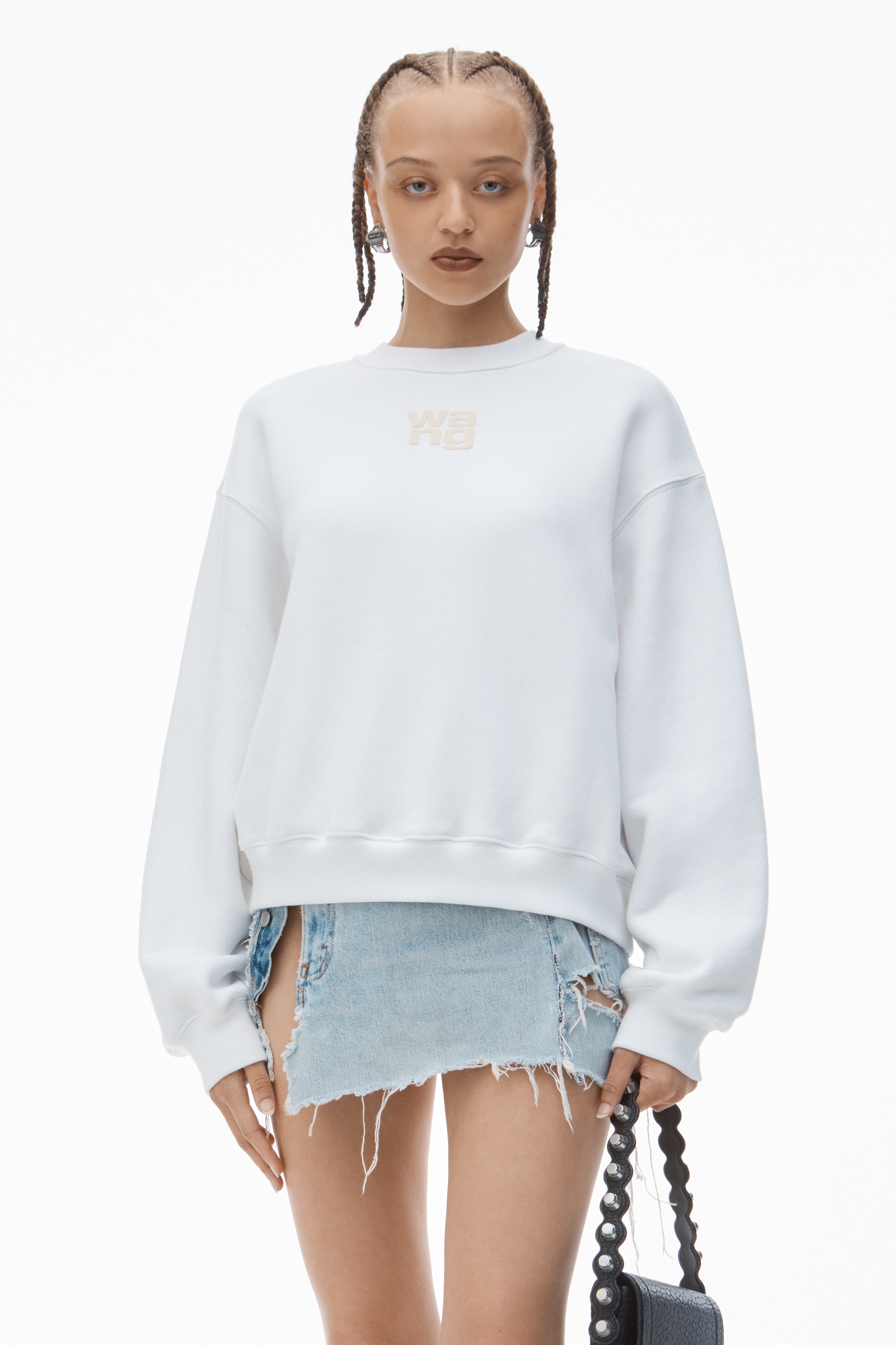 PUFF LOGO SWEATSHIRT IN STRUCTURED TERRY - 2