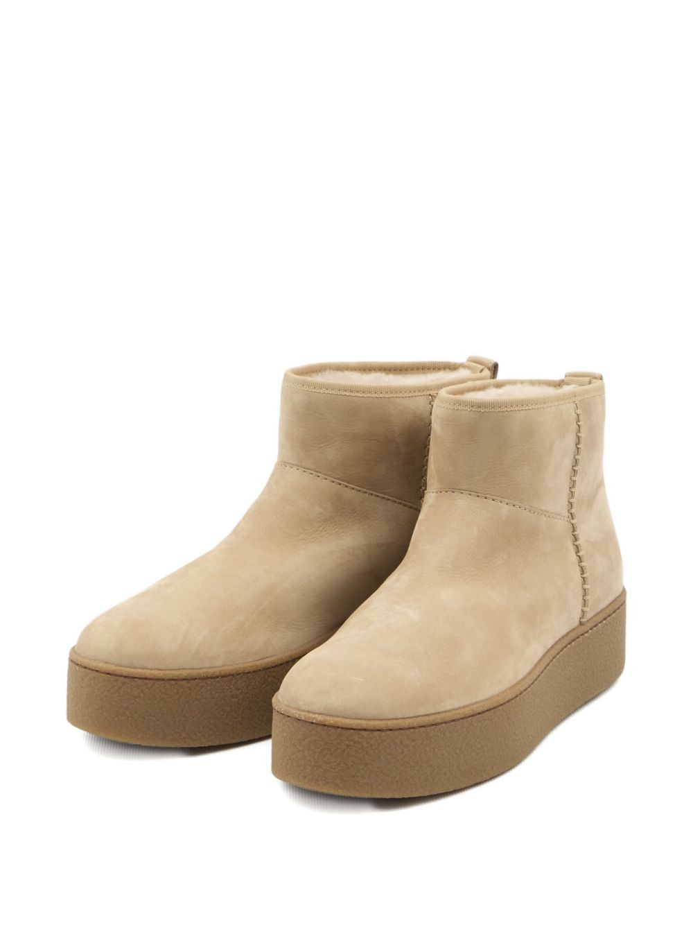 suede shearling boots - 2