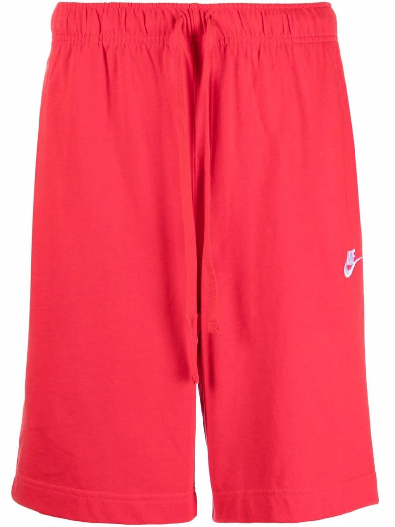 embroidered-logo shorts - 1