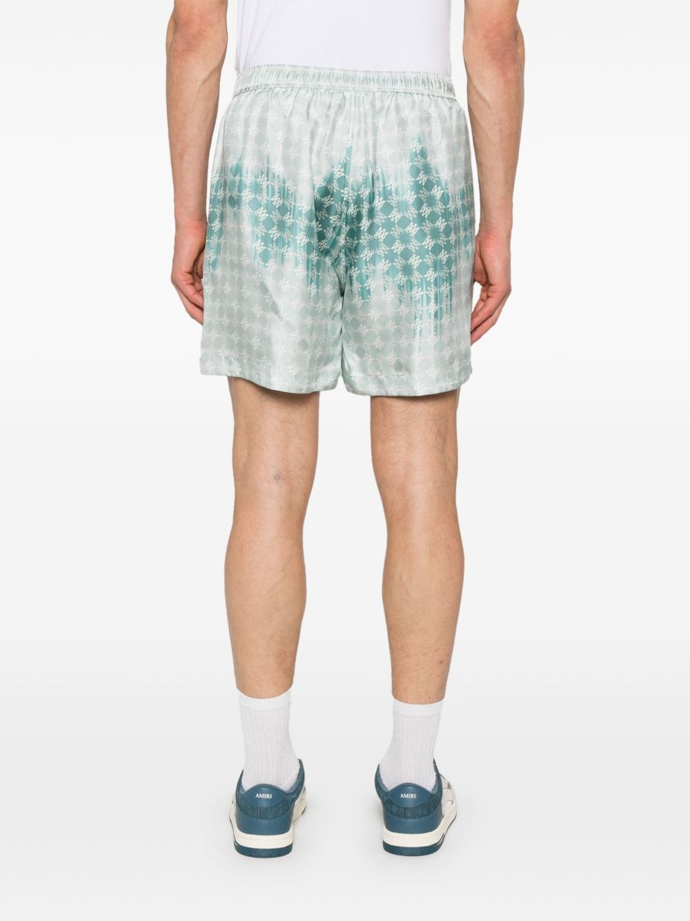 bleached-effect shorts - 4