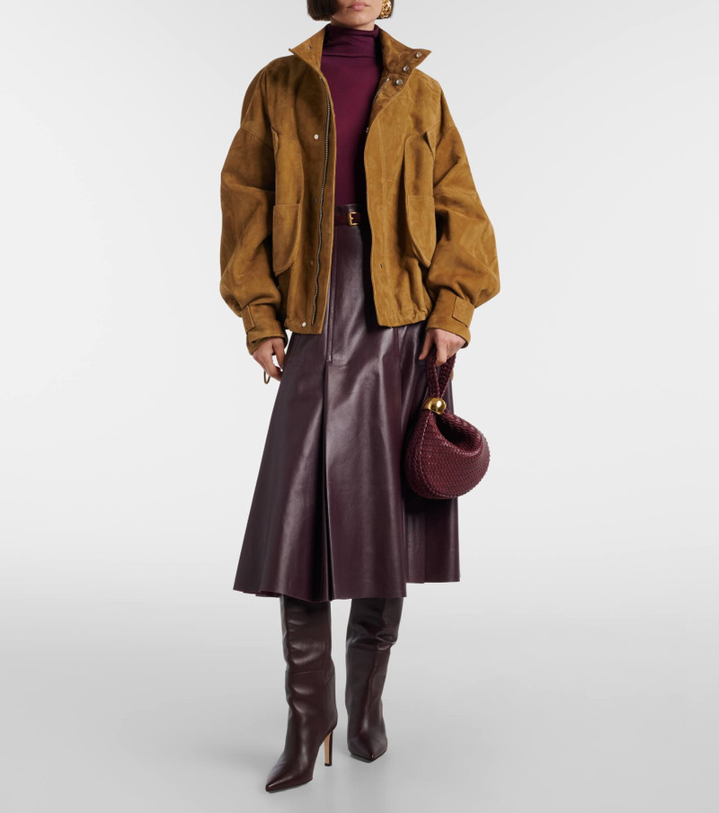 AMANU Zambia woven leather clutch outlook