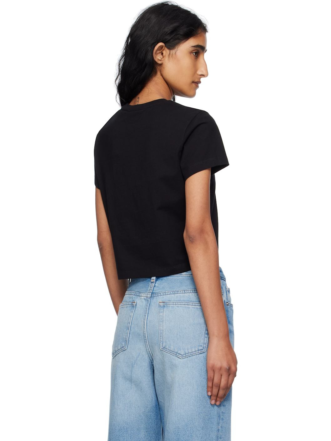 Black 'Baby Fox' Baby T-shirt - 3