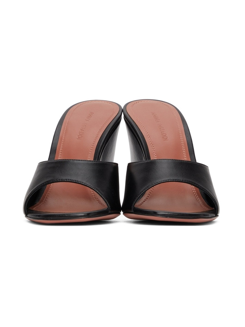 Black Lupita Wedge Heeled Sandals 2