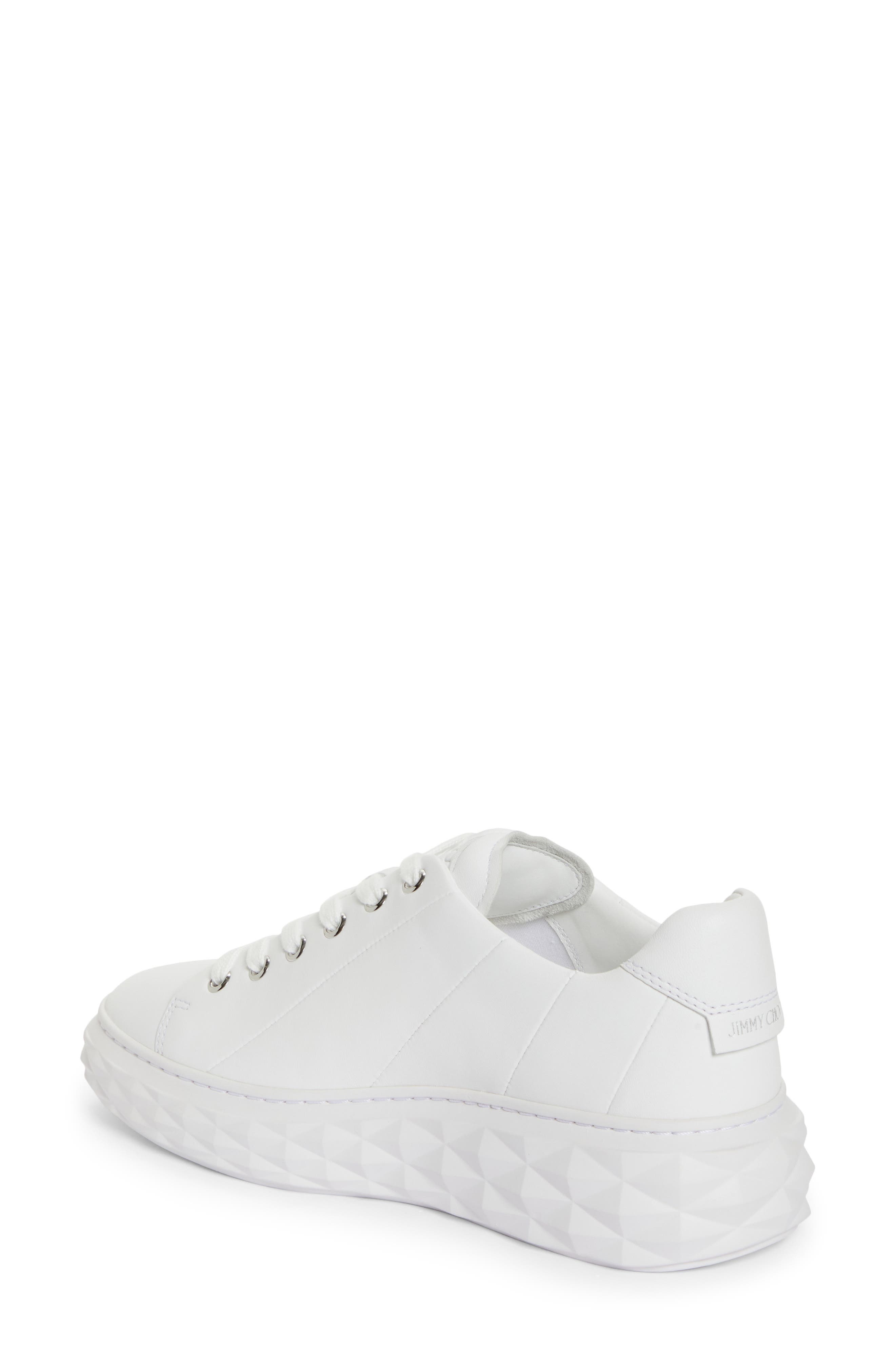 Jimmy Choo Diamond Light Maxi Platform Sneaker in White/White at Nordstrom - 2