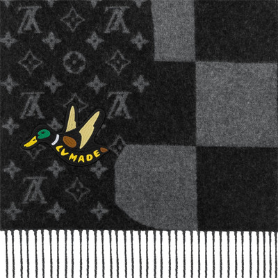 Louis Vuitton Giant Damier Wave Monogram Scarf outlook