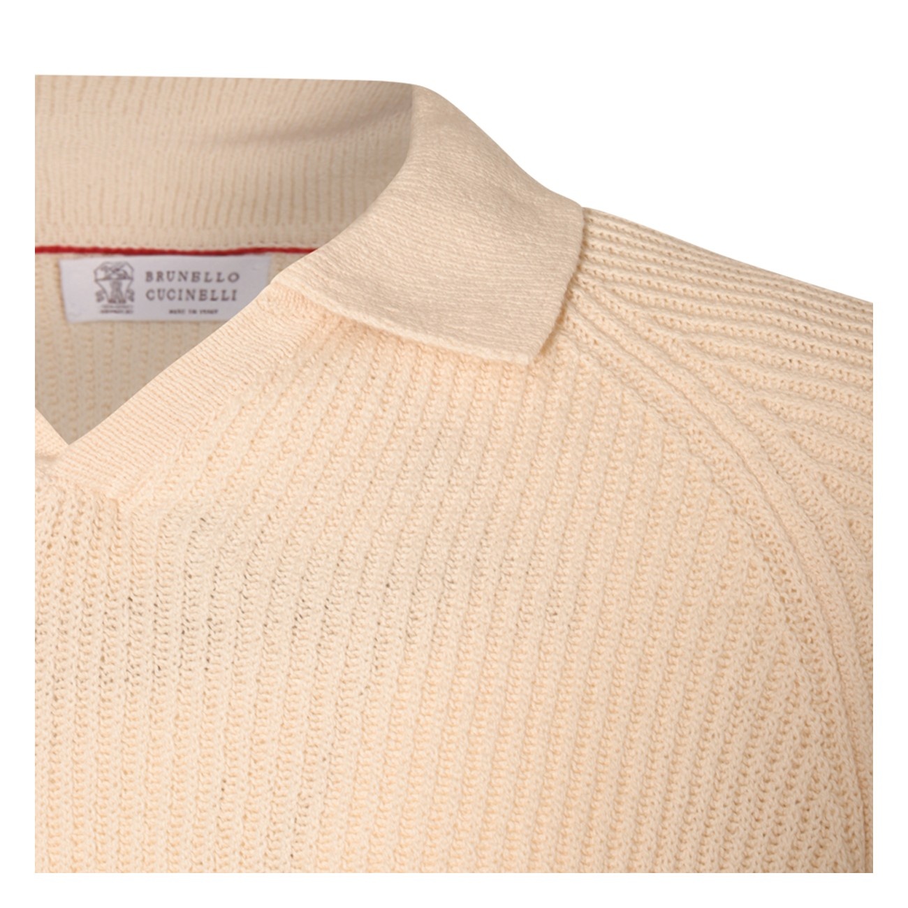 ecru cotton knitwear - 3