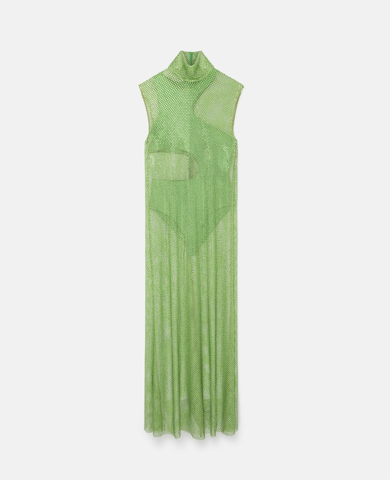 Transparent Crystal Maxi Dress - 1