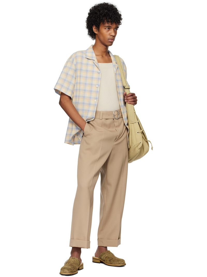 LE17SEPTEMBRE Yellow & Blue Check Shirt outlook