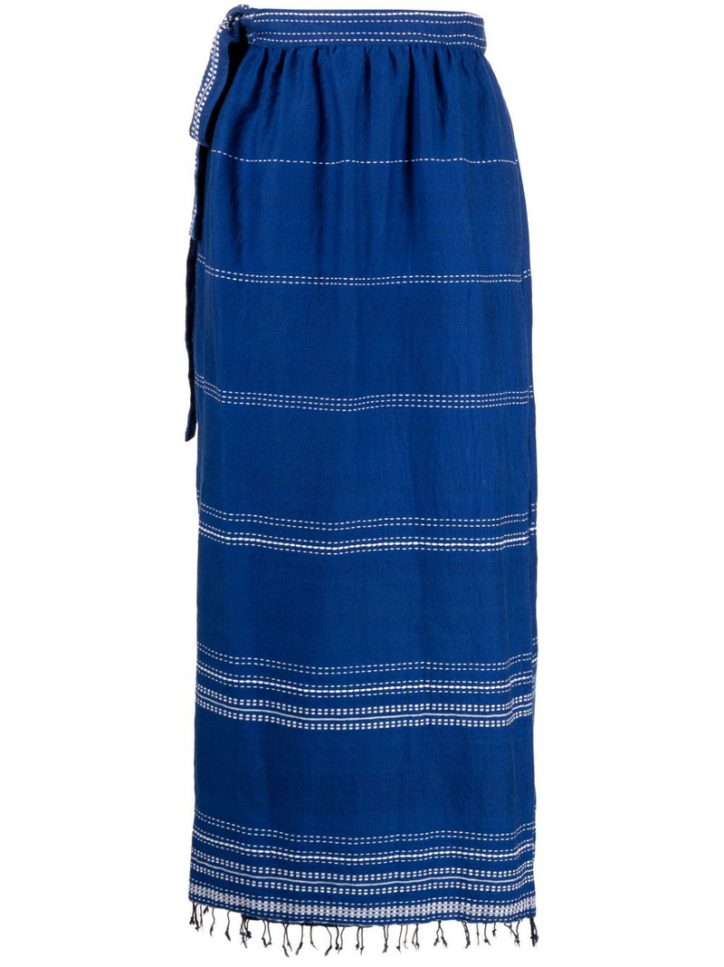 Inku cotton wrap skirt 1