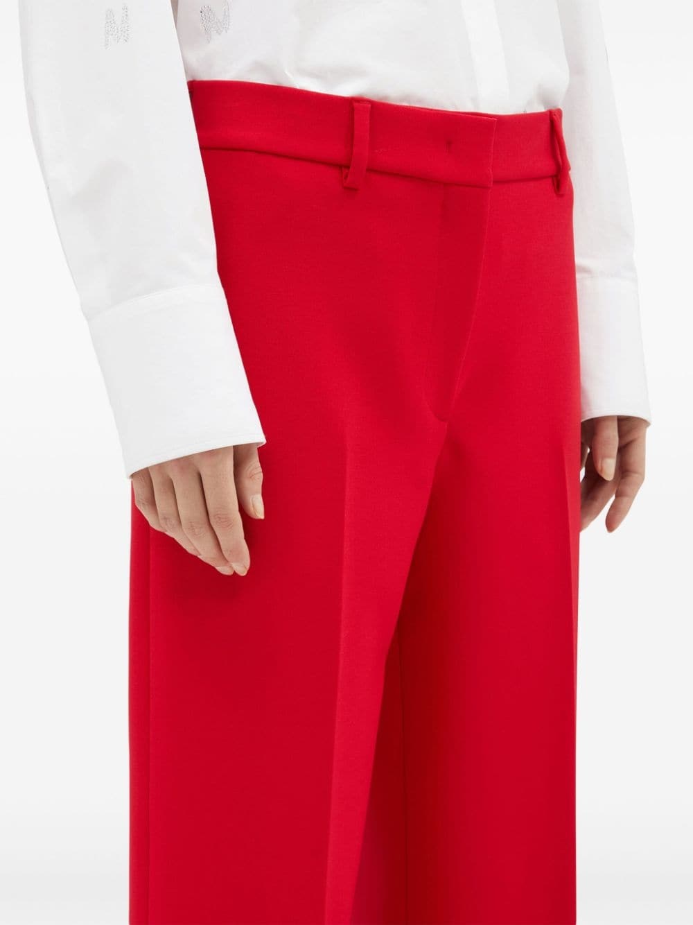 high-waist tailored trousers - 5
