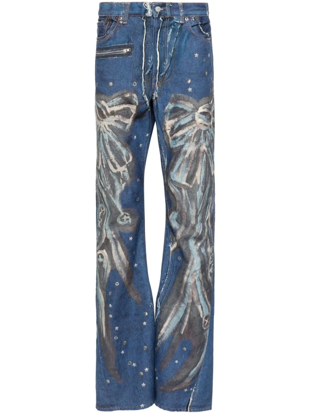 high-rise bootcut jeans - 1