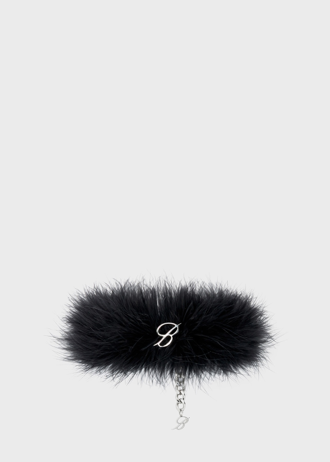 CHOKER WITH MARABOU FEATHERS - 1